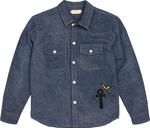 Куртка Honor The Gift Denim Varsity Jacket 'Blue', синий - фото 2
