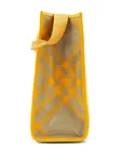 Сумка-тоут в клетку BURBERRY, желтый - фото 3
