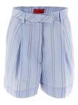 Шорты в полоску THELATEST, синий - фото