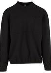 Толстовка Urban Classics SCUBA ZIP POCKET CREW, Black - фото 9