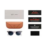 Умные очки Ray-Ban Meta Skyler, Shiny Chalky Grey/Sapphire Transitions - фото 4