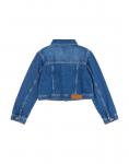 Джинсовая куртка для девочек Patrizia Pepe, синий - фото 2