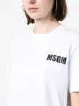 Футболка с логотипом MSGM, белый - фото 5
