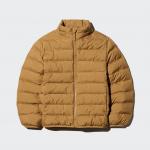 Пуховик Uniqlo Pufftech детский, 34 коричневый - фото 2