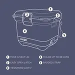 Профессиональный 25-литровый термоконтейнер Coleman, Neptune - фото 11