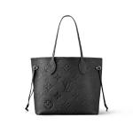 Сумка Louis Vuitton Neverfull MM, черный - фото 2