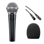 Ручной микрофон Shure SM58 Handheld Dynamic Microphone Kit (Black Cable & - фото