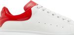 Кроссовки Alexander McQueen Oversized Sneaker White Lust Red, белый - фото 2