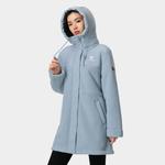 Вельветовая куртка женская CAMEL, туманно-серый голубой - фото 10