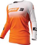 Shot contact scope motocross jersey, Orange/White - фото
