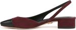 Туфли Veronica Beard Cecile Sling Slingbacks, цвет Acai/Black - фото 4