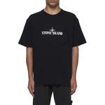 Футболка мужская черная Stone Island, черный - фото 2