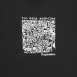 Футболка Supreme Too Many Assholes Tee 'Black', черный - фото 4