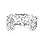 Браслет Tiffany & Co. Paloma Picasso Olive Leaf Narrow, серебро - фото 3