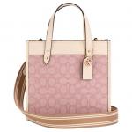 COACH Сумка-тоут из ткани с кожаными вставками - фото 2