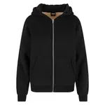 Толстовка Urban Classics Bonded Sherpa full zip, черный - фото 3
