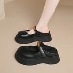 Закрытые тапочки для женщин EGCHI, бежевый - фото 8