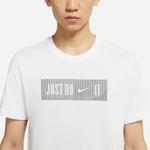 Футболка Nike Dri-Fit Slogan Reflective T-Shirt 'White', белый - фото 2