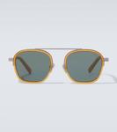 Круглые солнцезащитные очки Zegna - фото