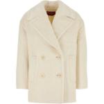 Двубортное пальто Max Mara Studio Slam MaxMara Studio, экрю - фото