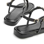 Сандалии с Т-образной перемычкой VIVANCE, Black - фото 5