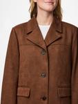 Блейзер PIECES PCRAKEL, коричневый - фото 3