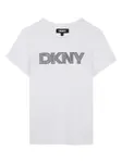 Футболка с логотипом Dkny Kids, белый - фото