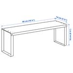 Вставка полки IKEA, 46x14x16 см, белый - фото 5