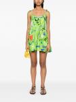 Rianna + Nina платье мини с принтом, зеленый - фото 2
