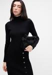 Платье DKNY MOCK NECK SWEATER MIDI, Black - фото 6