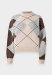 Джемпер Tommy Hilfiger Jumper, Legacy Brown/Mid Grey/Camel - фото 5