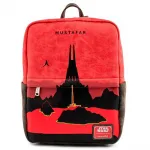 Рюкзак Loungefly Mustafar backpack 30 cm, красный - фото