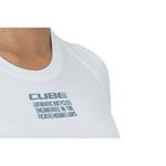 Базовый слой с коротким рукавом Cube Race Be Cool, белый - фото 4