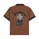 Топ Pleasures Daisy Bowling Button Down, Brown - фото 2