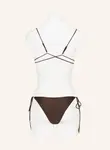 Плавки бикини с треугольными чашками mounia Janthee Berlin, коричневый - фото 3