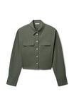 Блуза Calliope Button-down blouse, Verde Militare Scuro/Dark Green - фото 5