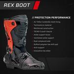 Мотоциклетные ботинки Sidi Rex Racing, Black/Red - фото 8