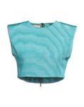 Кроп-топ Gucci, бирюзовый - фото