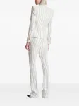 Блейзер в тонкую полоску BALMAIN, белый - фото 4