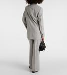 Двубортный шерстяной пиджак Ami Paris, серый - фото 3