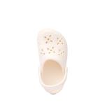 Сабо Crocs Classic Floral Cut-Out Clog, цвет Chalk - фото 2