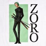 One Piece - Футболка Zoro белая - фото 4