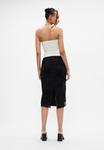 Юбка Gina Tricot STRUCTURED MIDI SKIRT, Black /Black - фото 4