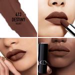 Помада Rouge  Dior, 413 Destiny (a deep brown) - фото 3