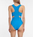 Боди с вырезом-перекруткой Stella McCartney, Cerulean Blue - фото 4