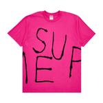Футболка Supreme Painted Tee, Fuchsia - фото