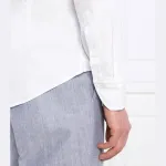 Рубашка узкого кроя Stenströms, белый - фото 4