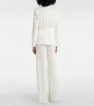 Жакет из крепа с драпировкой в стиле гради Max Mara, Bianco Seta - фото 3