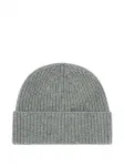 Кашемировая шапка в рубчик Eric Bompard, серый - фото 2