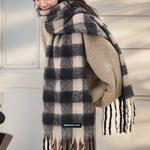 Шарф из полиэстера плюш унисекс WARRIOR, черный - фото 8